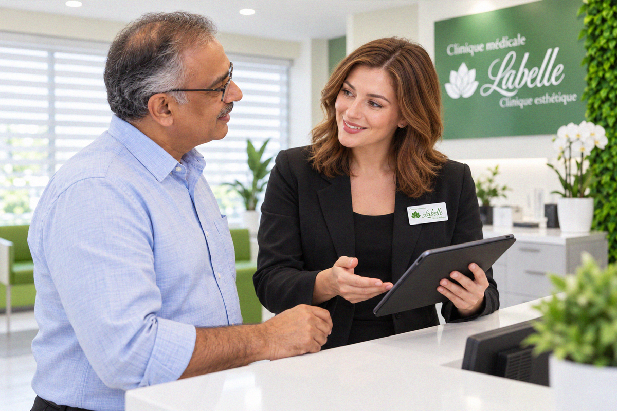 View the rates for private family medicine and aesthetic services at Clinique LABELLE in Laval. Prices, taxes, and fees are explained to help you prepare for your appointment.